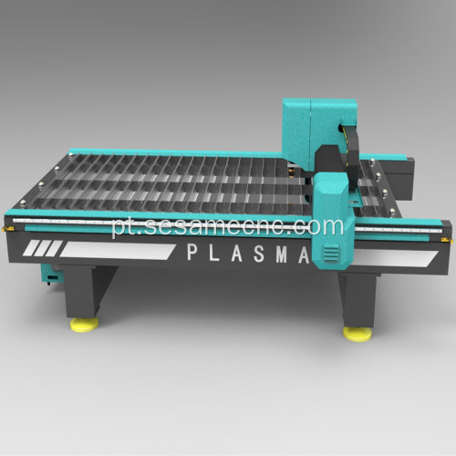 Máquina de corte a plasma CNC em aço carbono